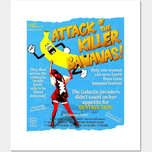 Attack of the Killer Bananas! Posters and Art